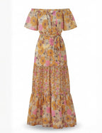 Women’s Off-Shoulder Floral Maxi Dress