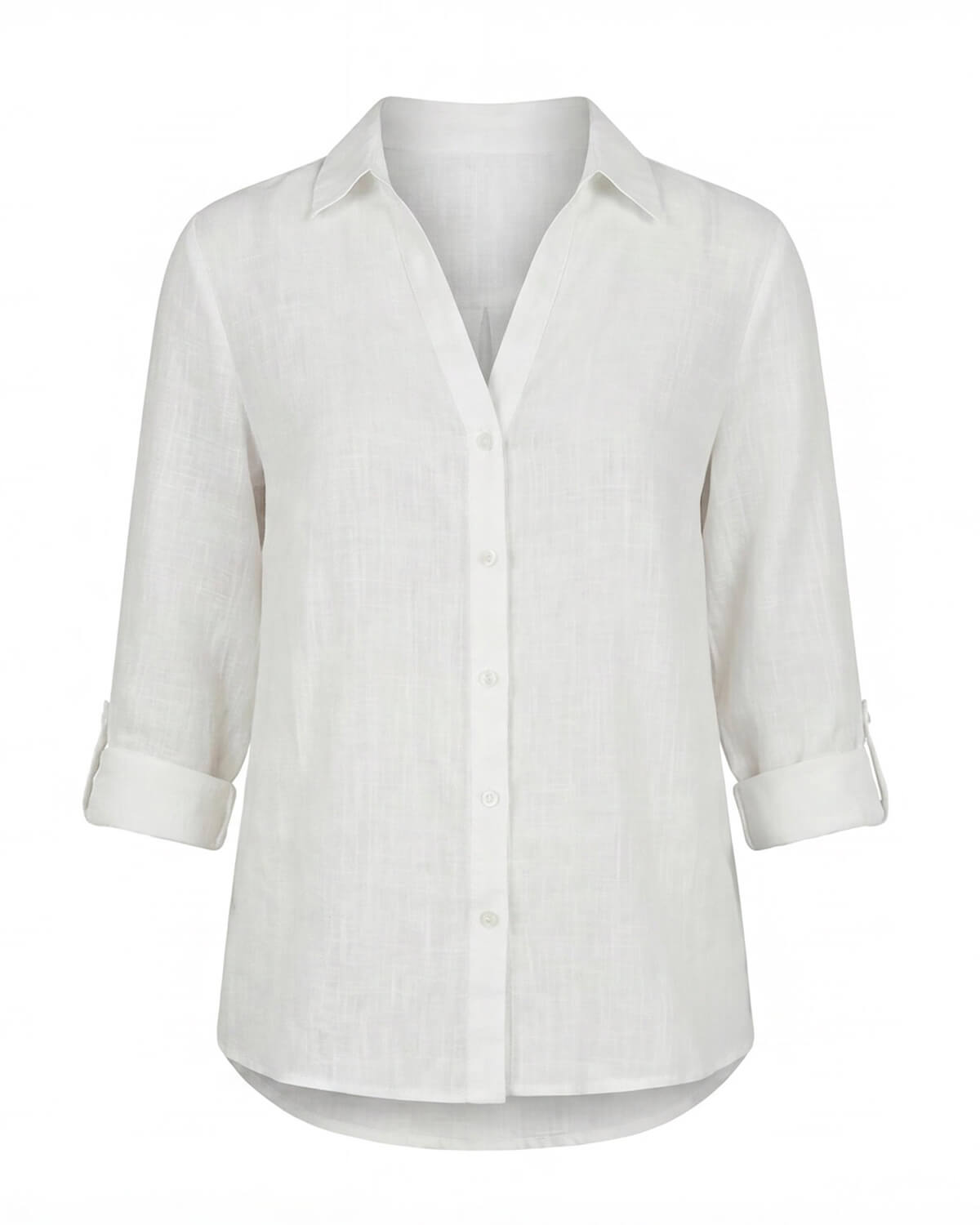 Women’s Breathable Floral Button-Down Blouse