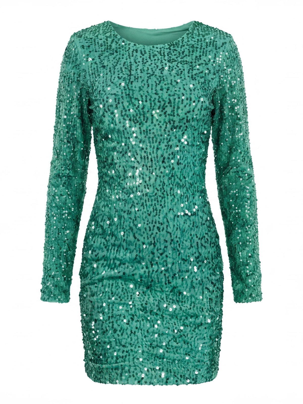 Women’s Long Sleeve Sequin Mini Party Dress