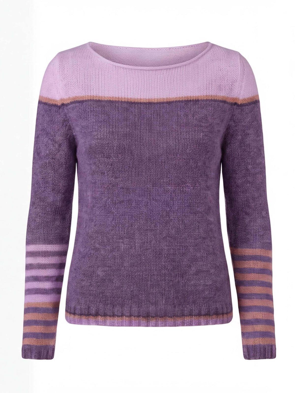Women’s Striped Boat-Neck Knit Sweater