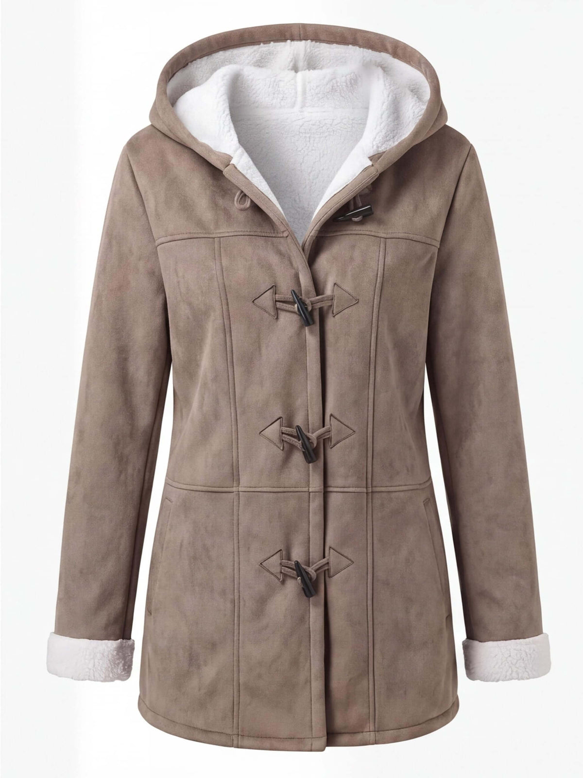 Women’s Hooded Toggle Front Coat