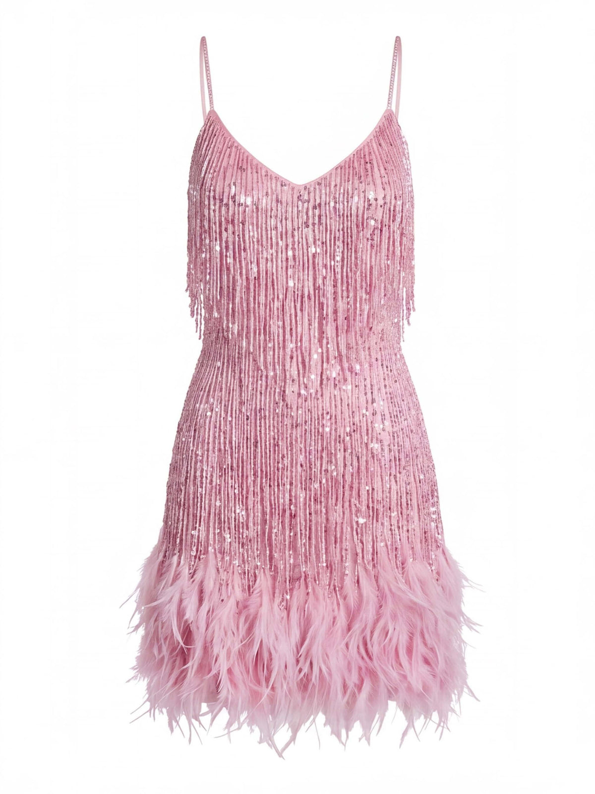 Women’s Fringe Detail Mini Party Dress