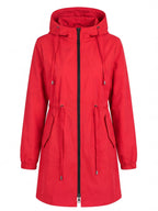 Women’s Hooded Drawstring Utility Jacket