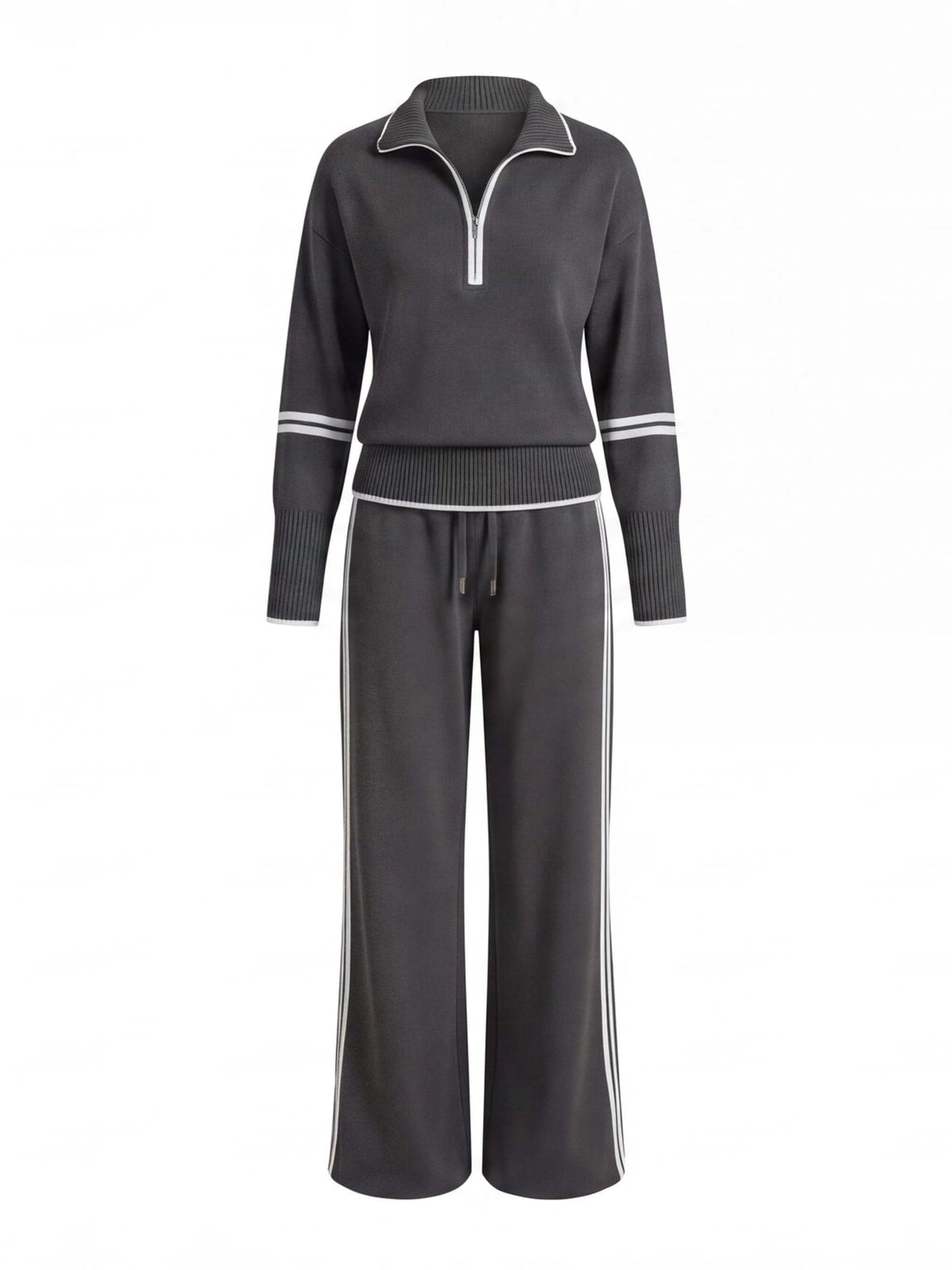 Women’s Quarter-Zip Knit Lounge Set