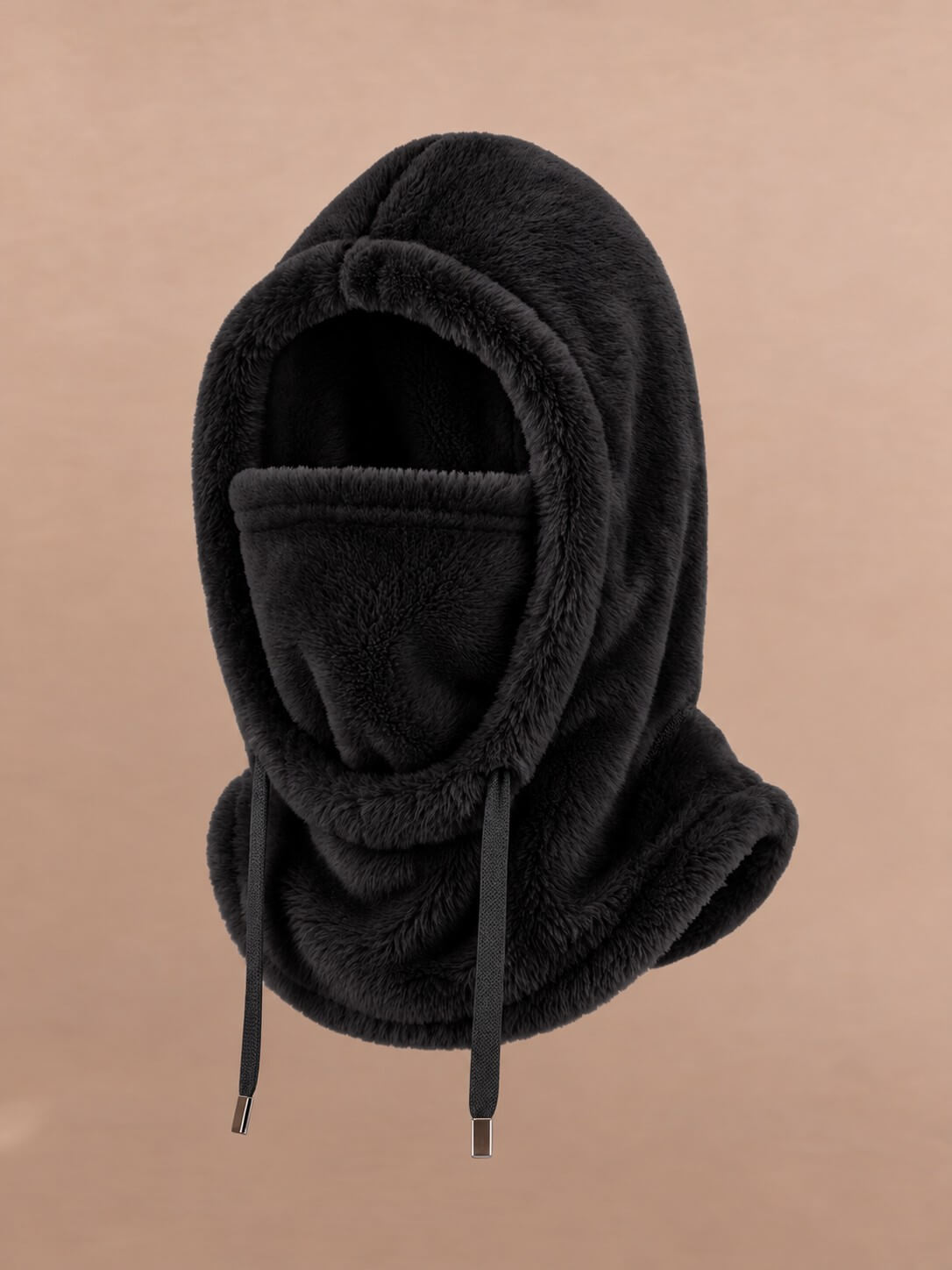 Women’s Plush Face-Cover Hood