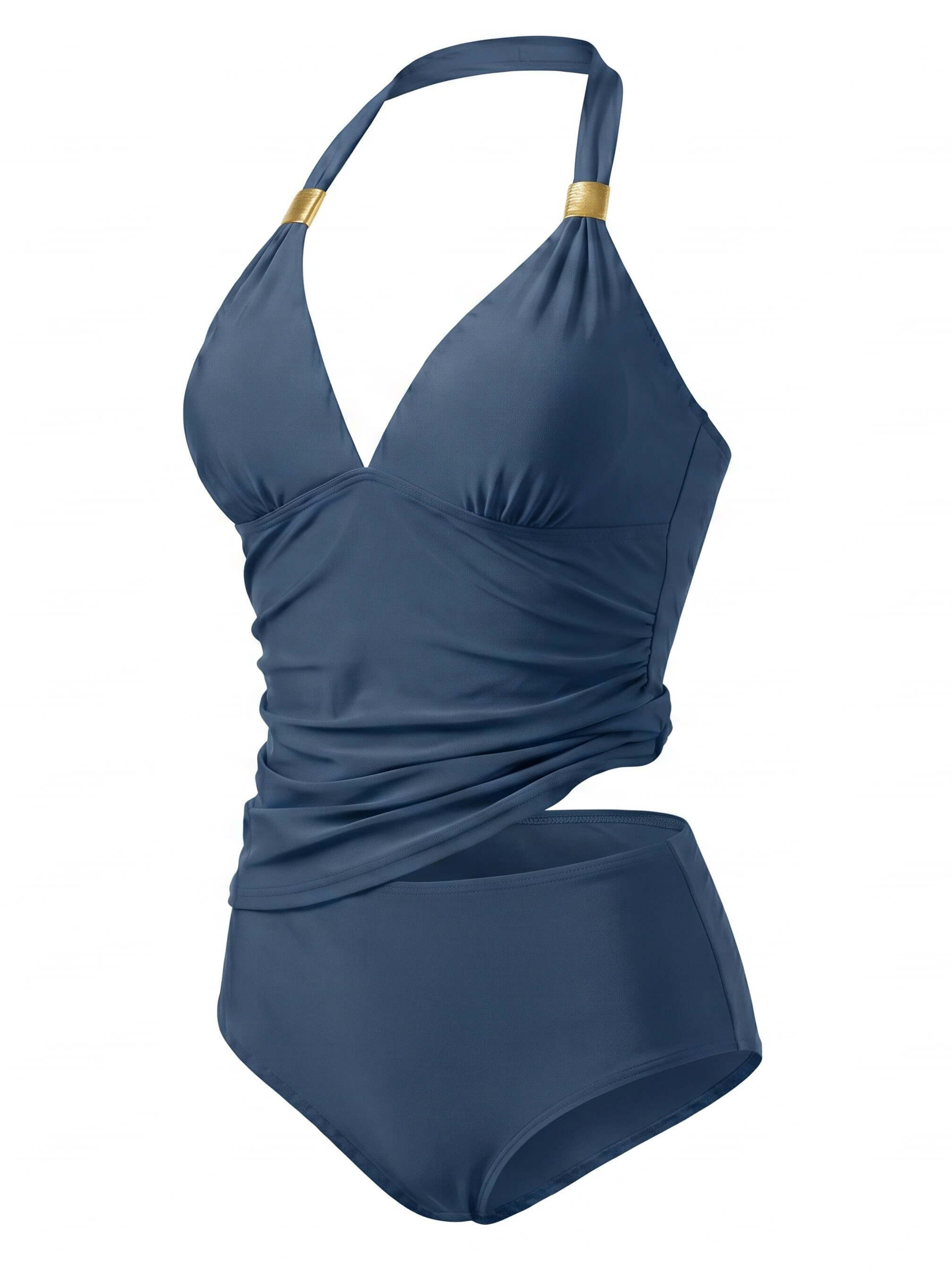 Women’s Halter Tankini Bikini Set