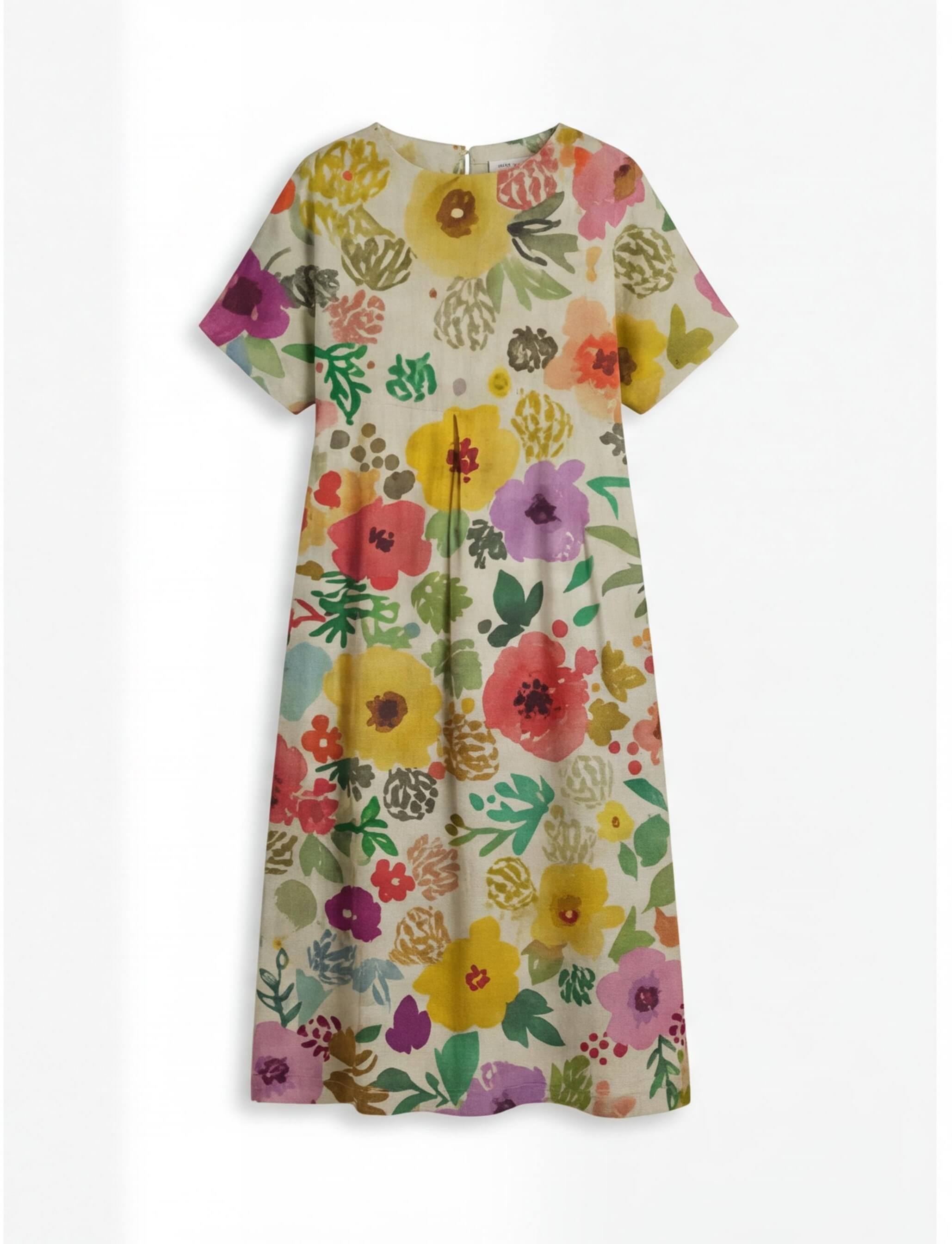 Floral Maxi Dress – Relaxed, Artistic & Effortlessly Chic