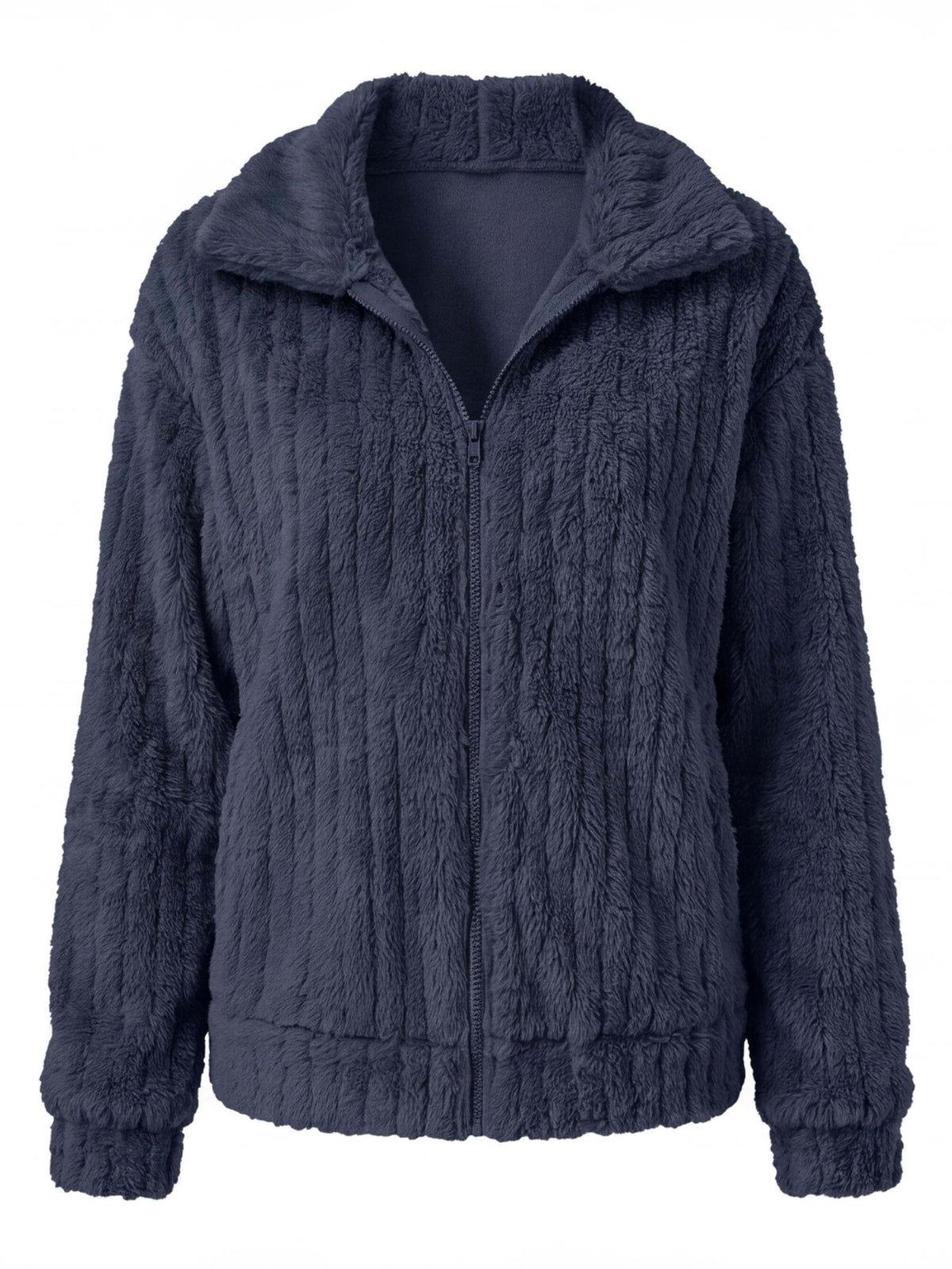 Women’s Plush Fleece Zip-Up Jacket