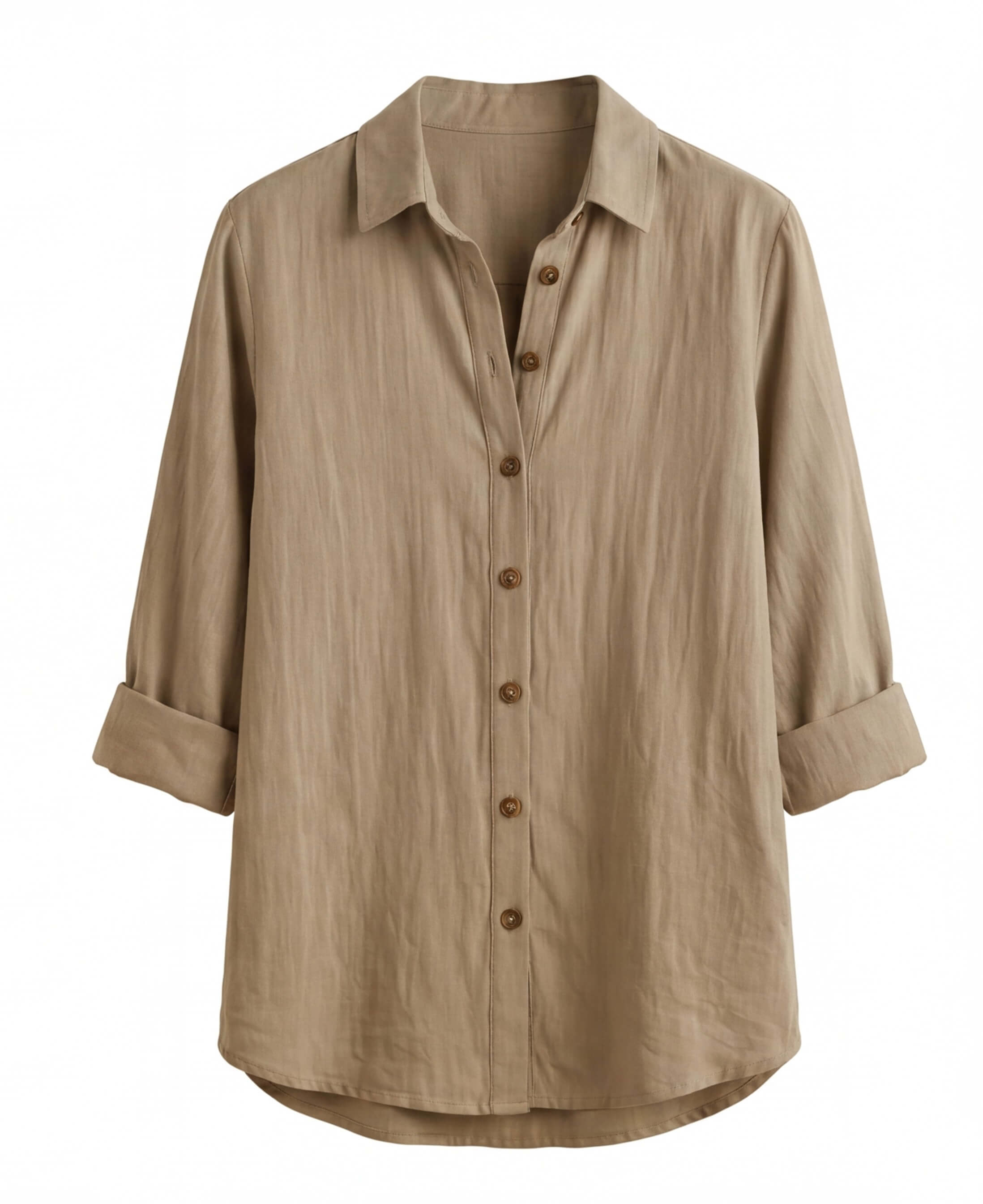 Women’s Top – Lightweight Long-Sleeve Relaxed Blouse