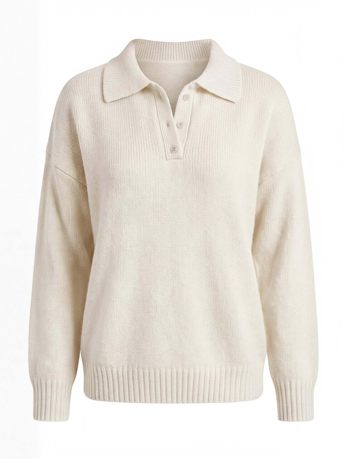 Women’s Collared Knit Pullover Sweater