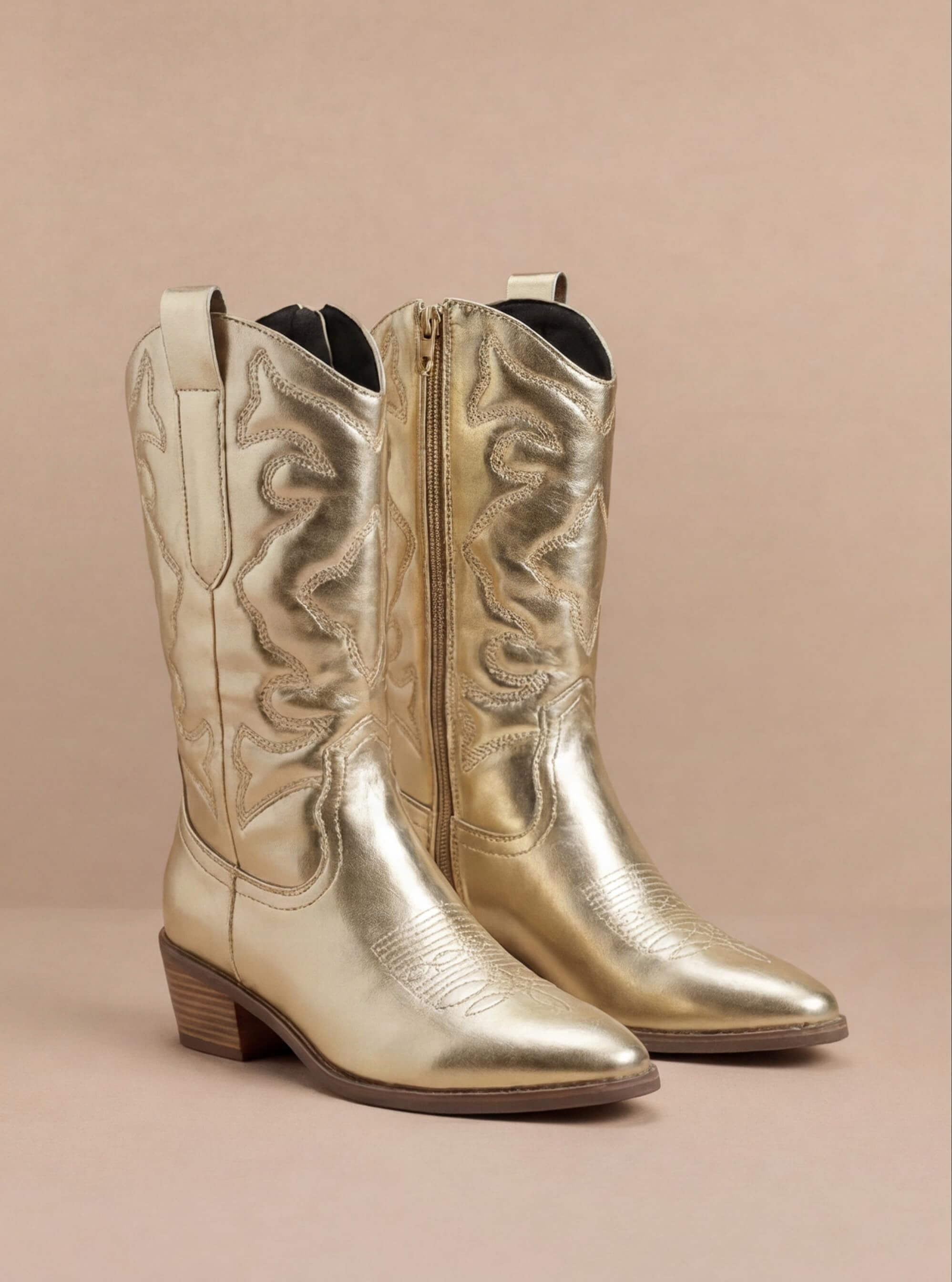 Nova Metallic Western Boots