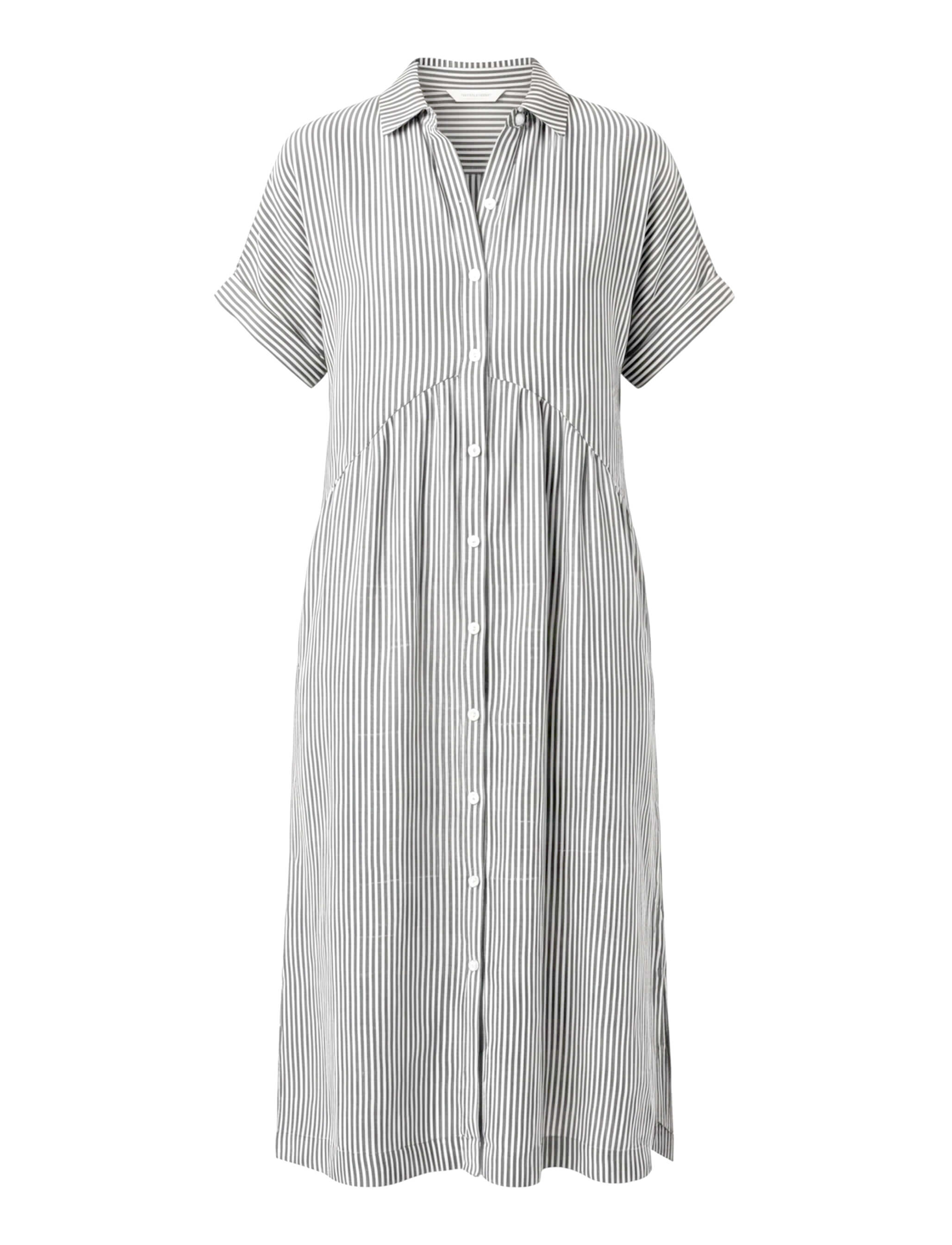 Women’s Comfortable Pleated Midi Dress – Relaxed Elegant Fit