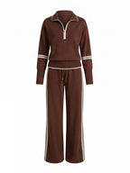 Women’s Quarter-Zip Knit Lounge Set