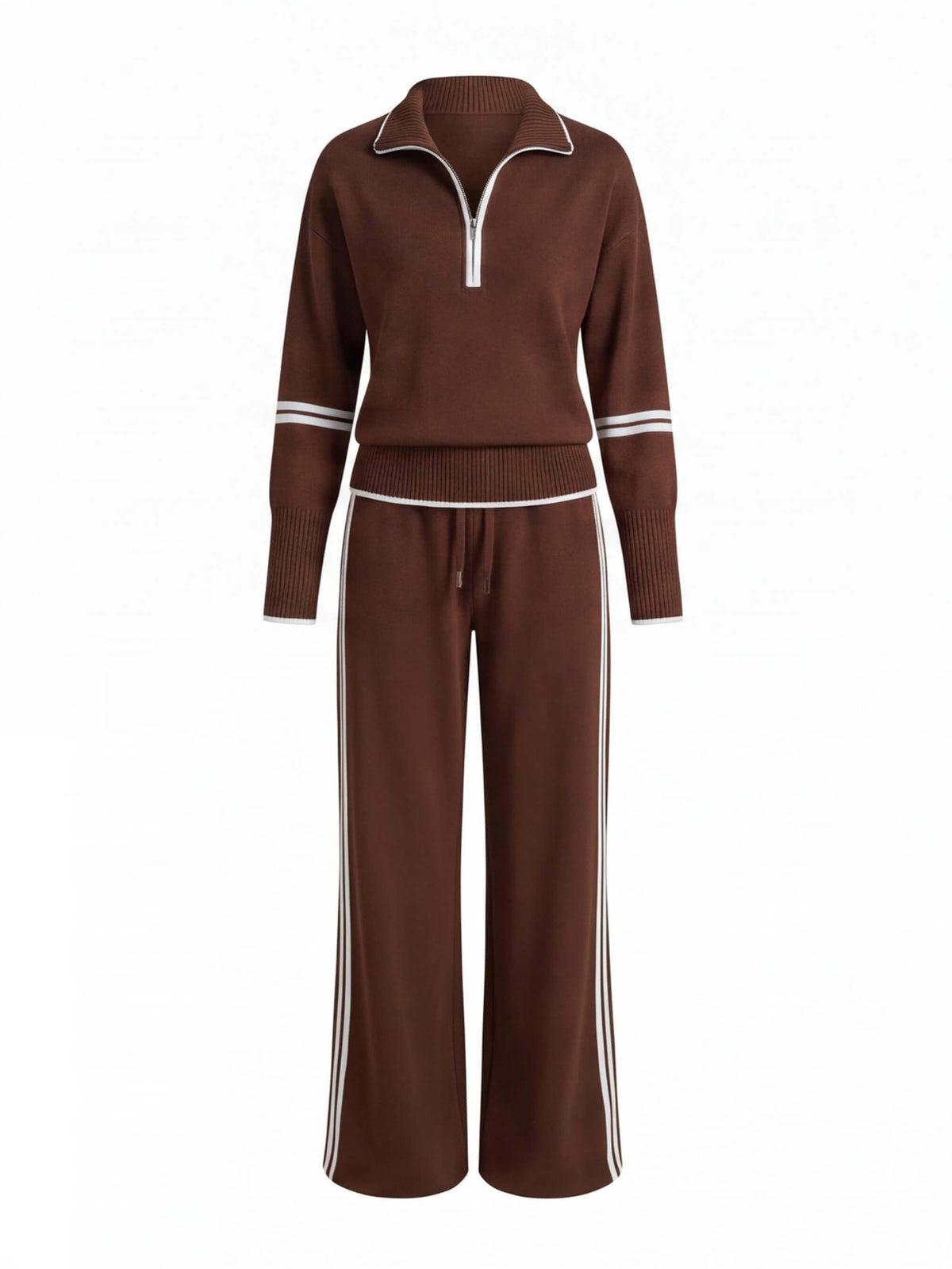 Women’s Quarter-Zip Knit Lounge Set