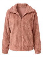 Women’s Plush Fleece Zip-Up Jacket