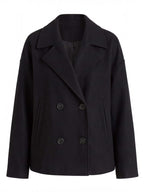 Women’s Double-Breasted Tailored Jacket with Wide Lapels
