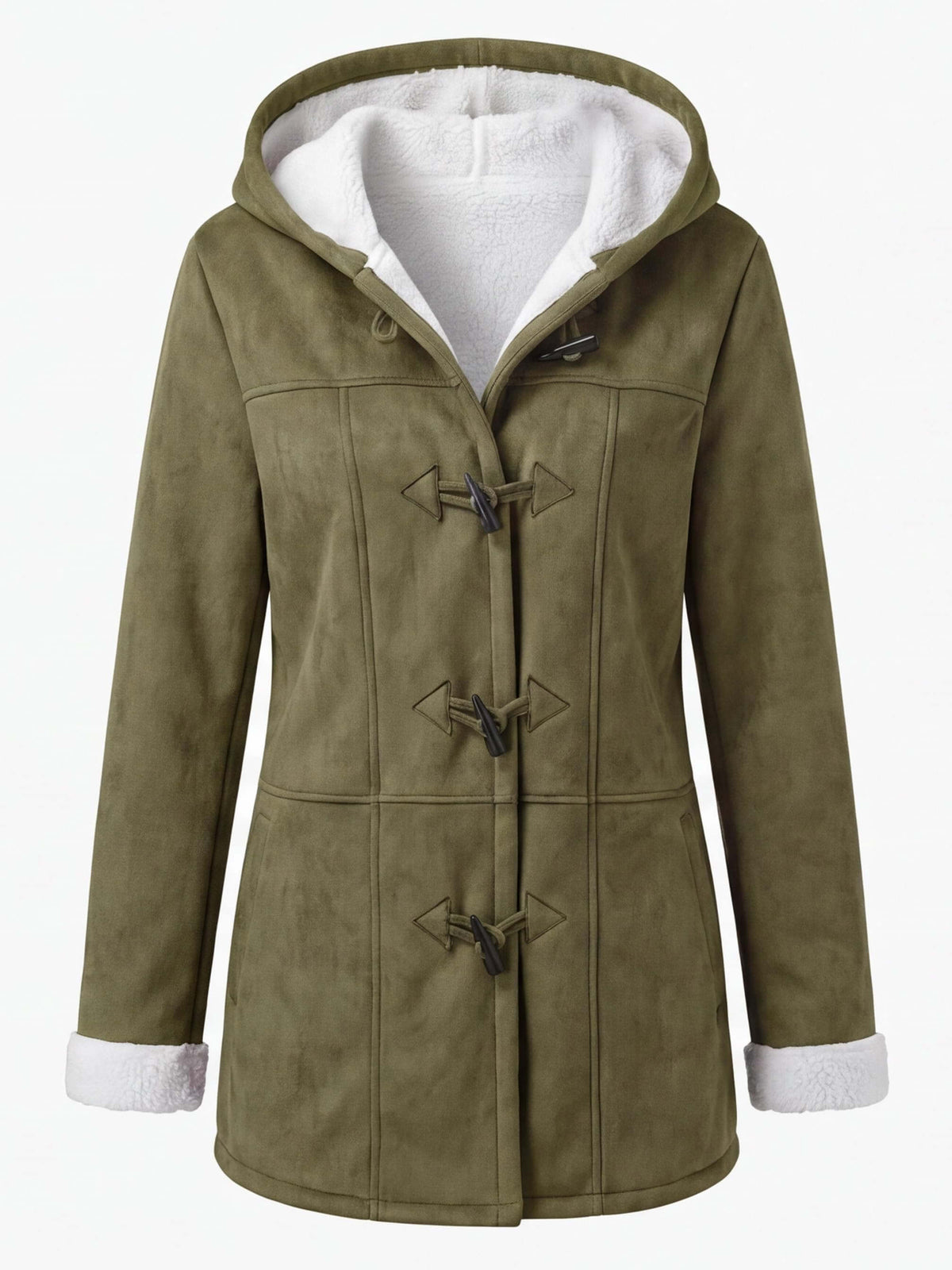 Women’s Hooded Toggle Front Coat