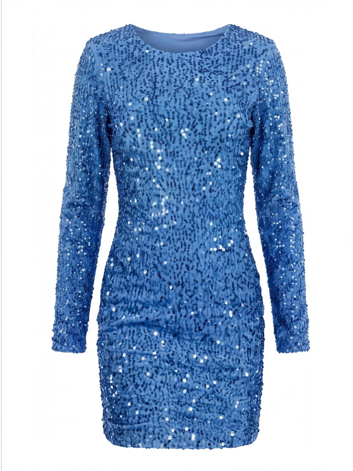 Women’s Long Sleeve Sequin Mini Party Dress