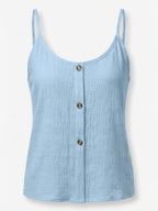 Women’s Button Front Textured Cami Top