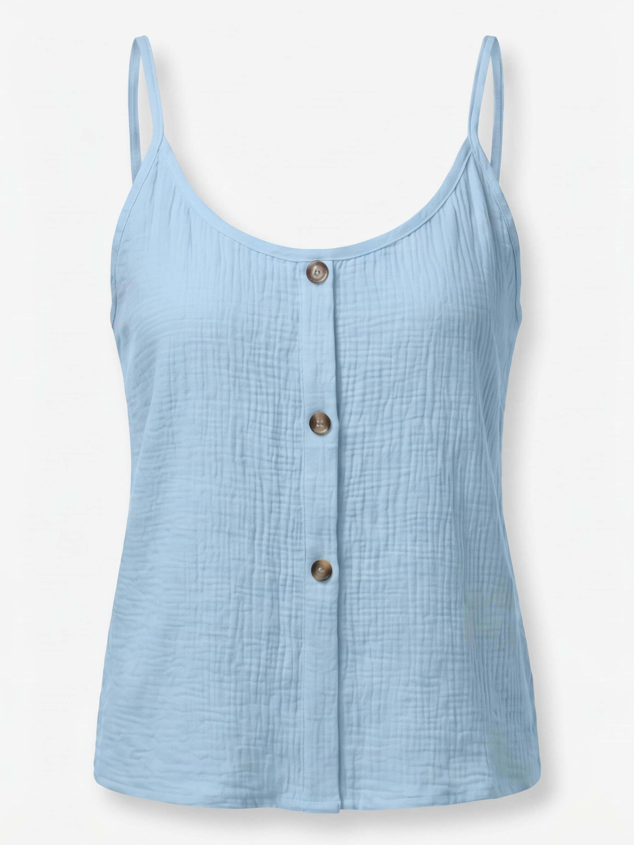 Women’s Button Front Textured Cami Top