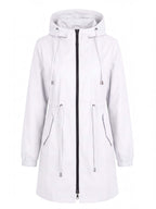 Women’s Hooded Drawstring Utility Jacket