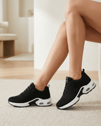 Women’s Breathable Casual Sneakers- Knit Lace-Up