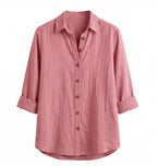 Women’s Top – Lightweight Long-Sleeve Relaxed Blouse