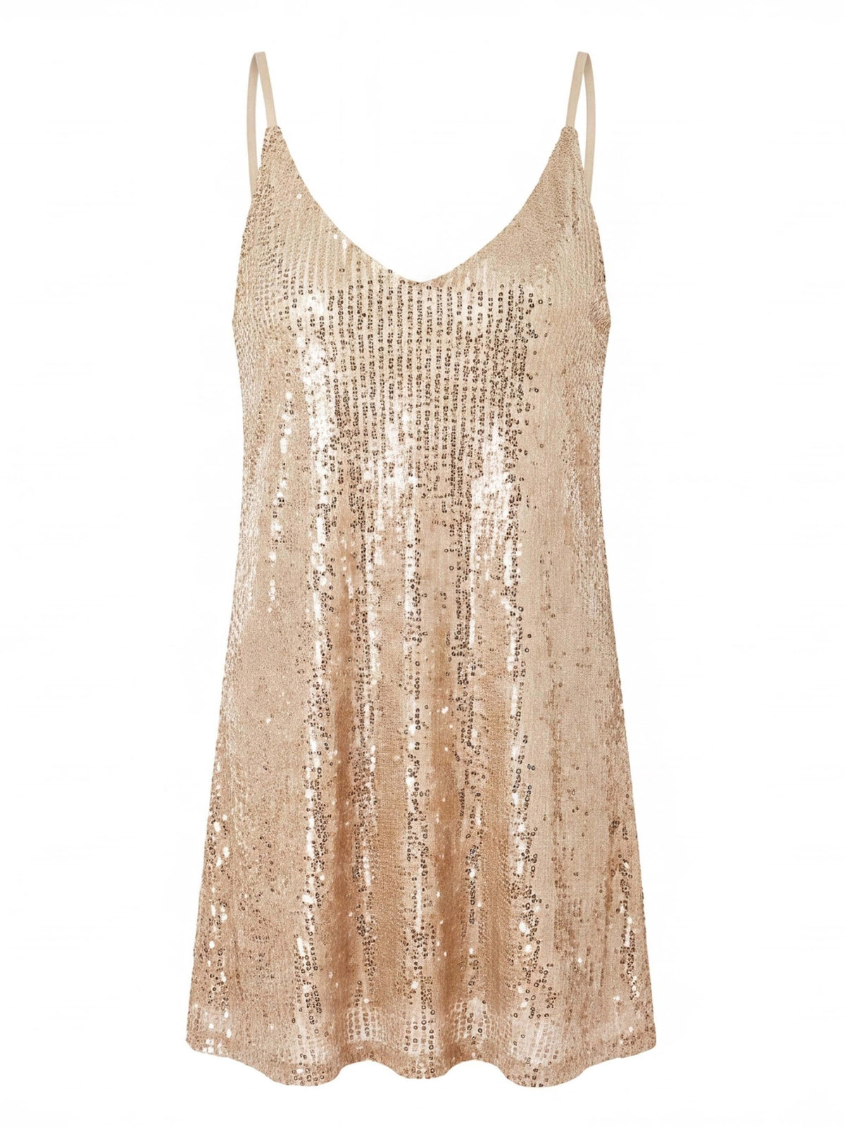 Women’s Sequin V-Neck Mini Party Dress