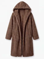 Women’s Hooded Faux Fur Long Coat