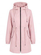 Women’s Hooded Drawstring Utility Jacket