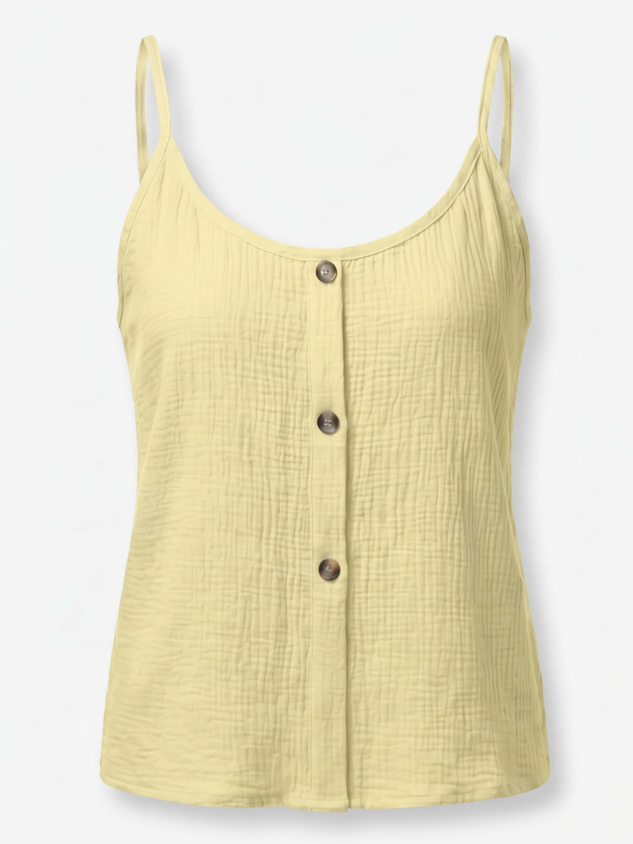 Women’s Button Front Textured Cami Top