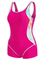 Women’s Plus Size Side-Panel One-Piece Swimsuit