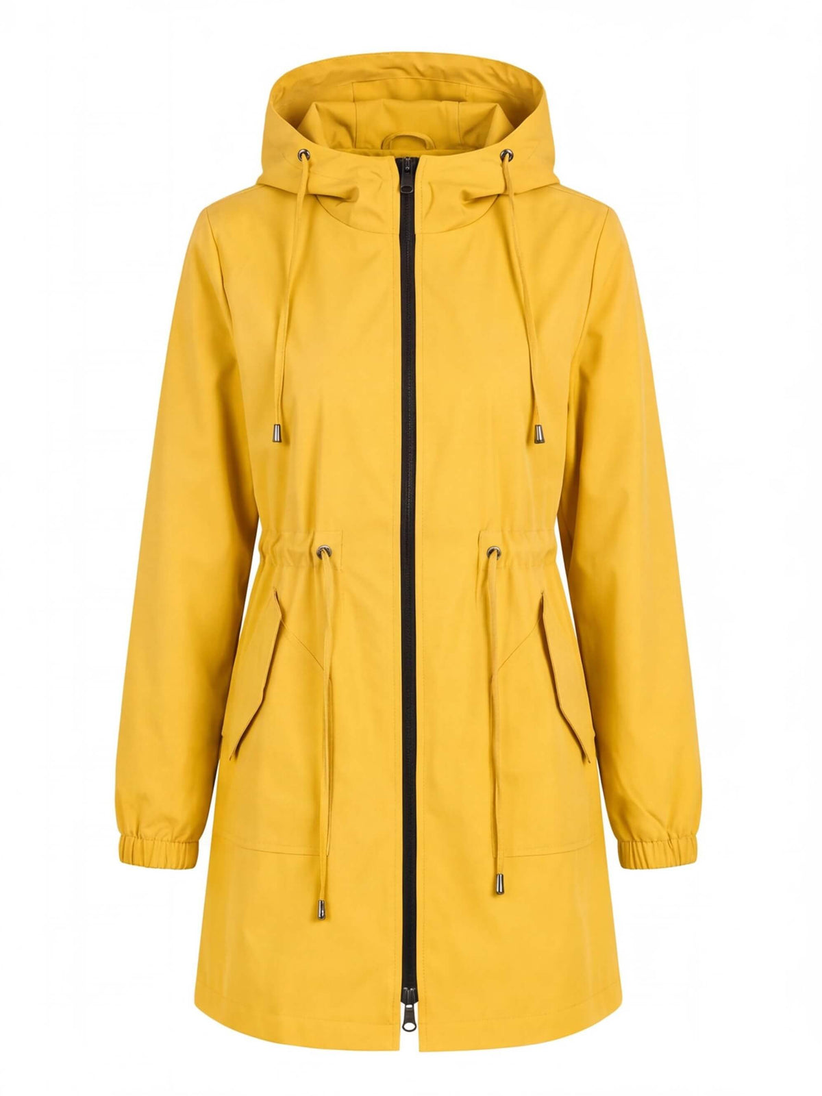 Women’s Hooded Drawstring Utility Jacket