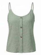 Women’s Button Front Textured Cami Top