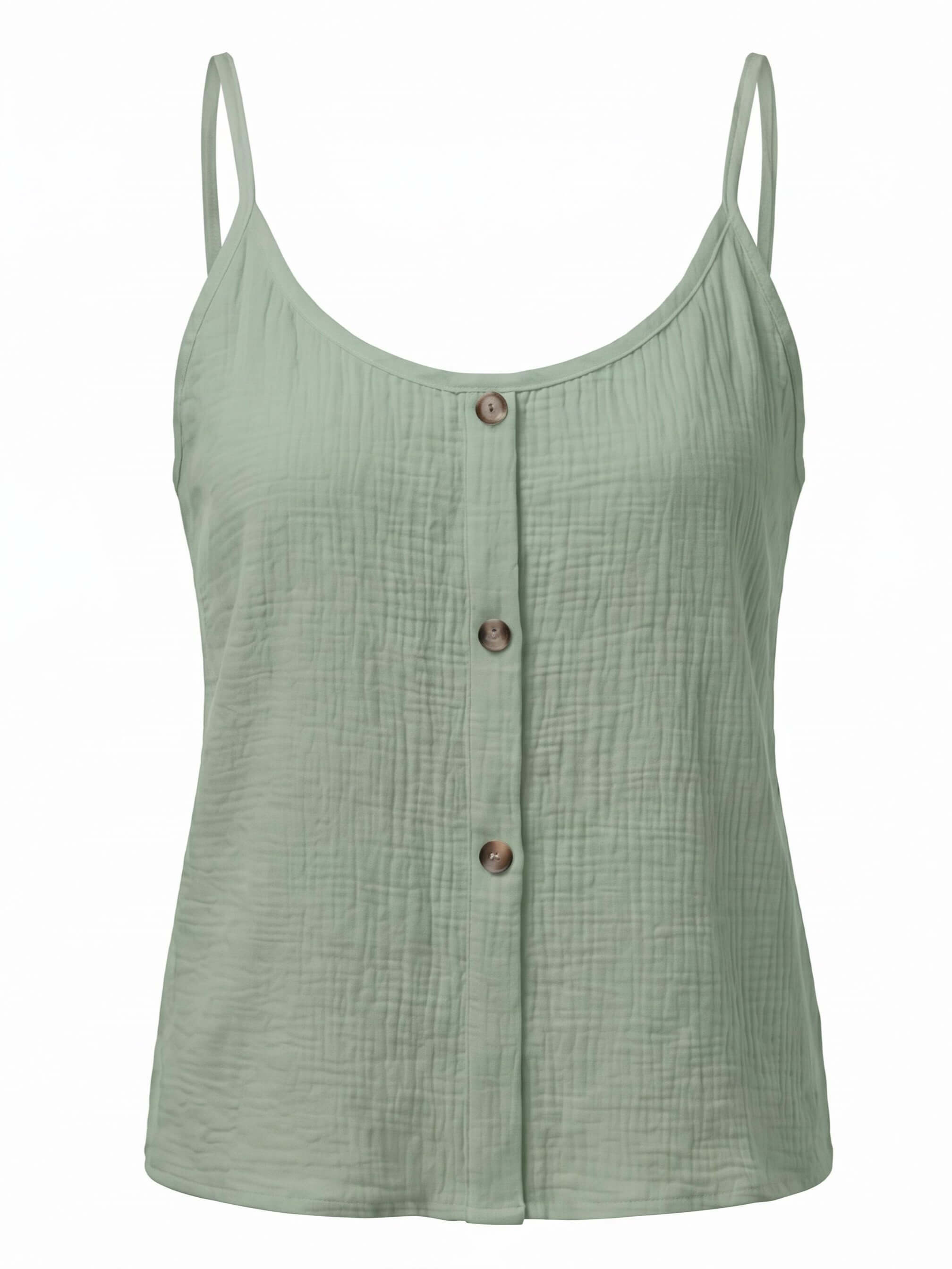 Women’s Button Front Textured Cami Top