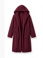 Women’s Hooded Faux Fur Long Coat