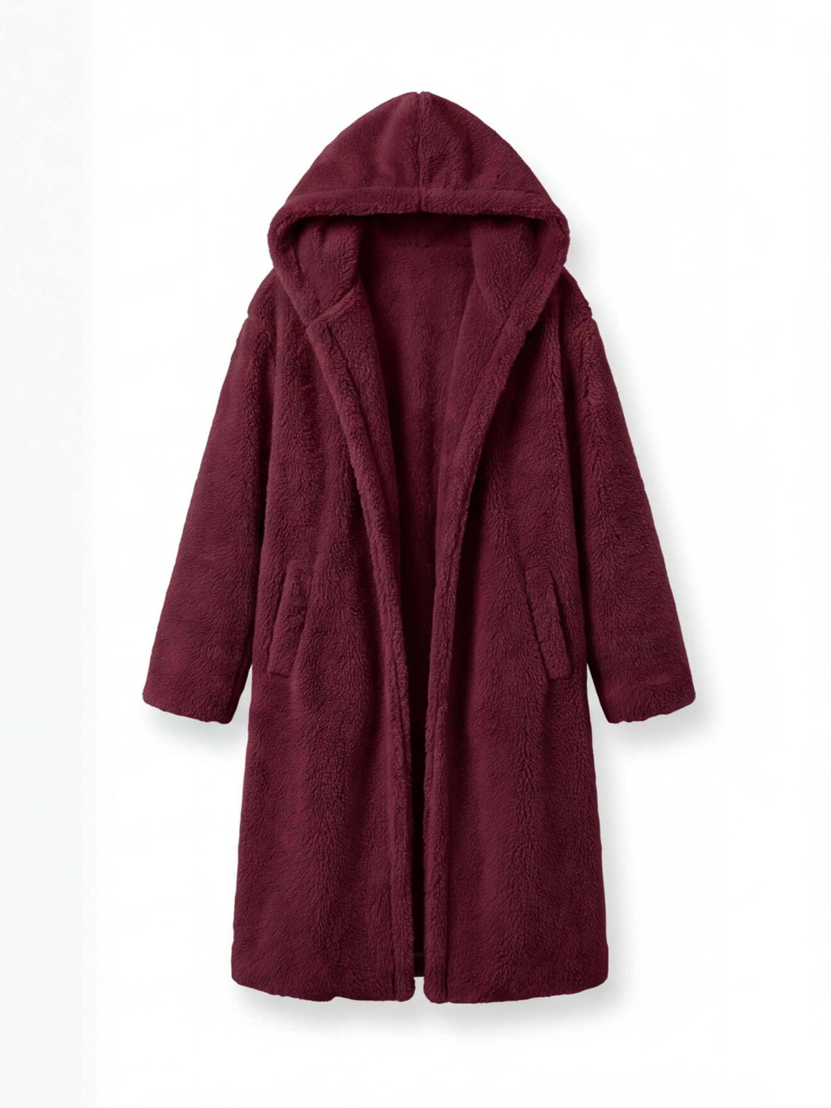 Women’s Hooded Faux Fur Long Coat
