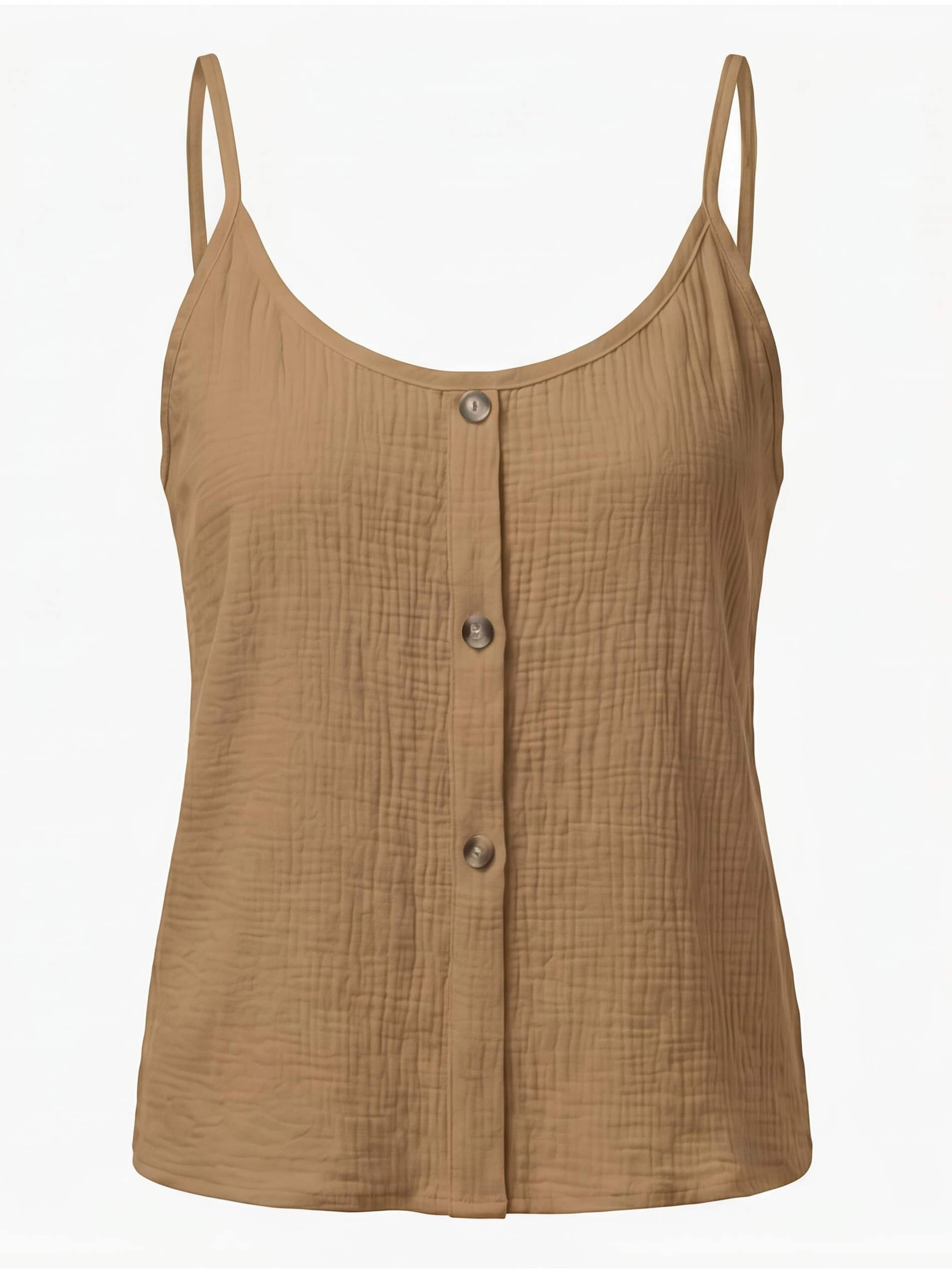 Women’s Button Front Textured Cami Top