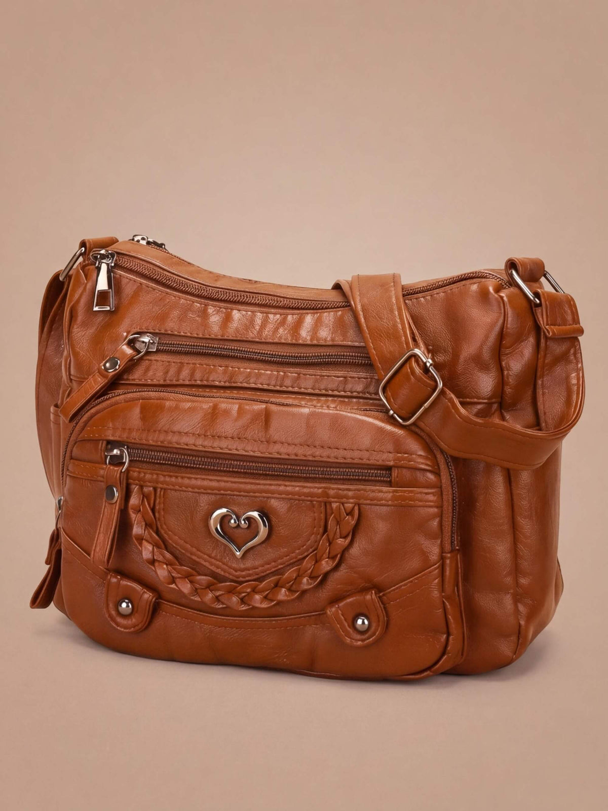 Women’s Multi-Pocket Crossbody Shoulder Bag