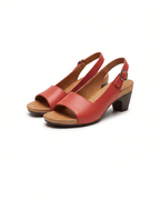 Women’s Block Heel Sandals- Minimal Slingback