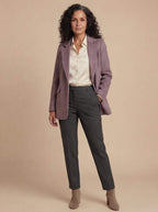 Women’s Jacket – Classic Lapel Long Sleeve Blazer