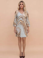 Women’s Elegant Printed Mini Dress