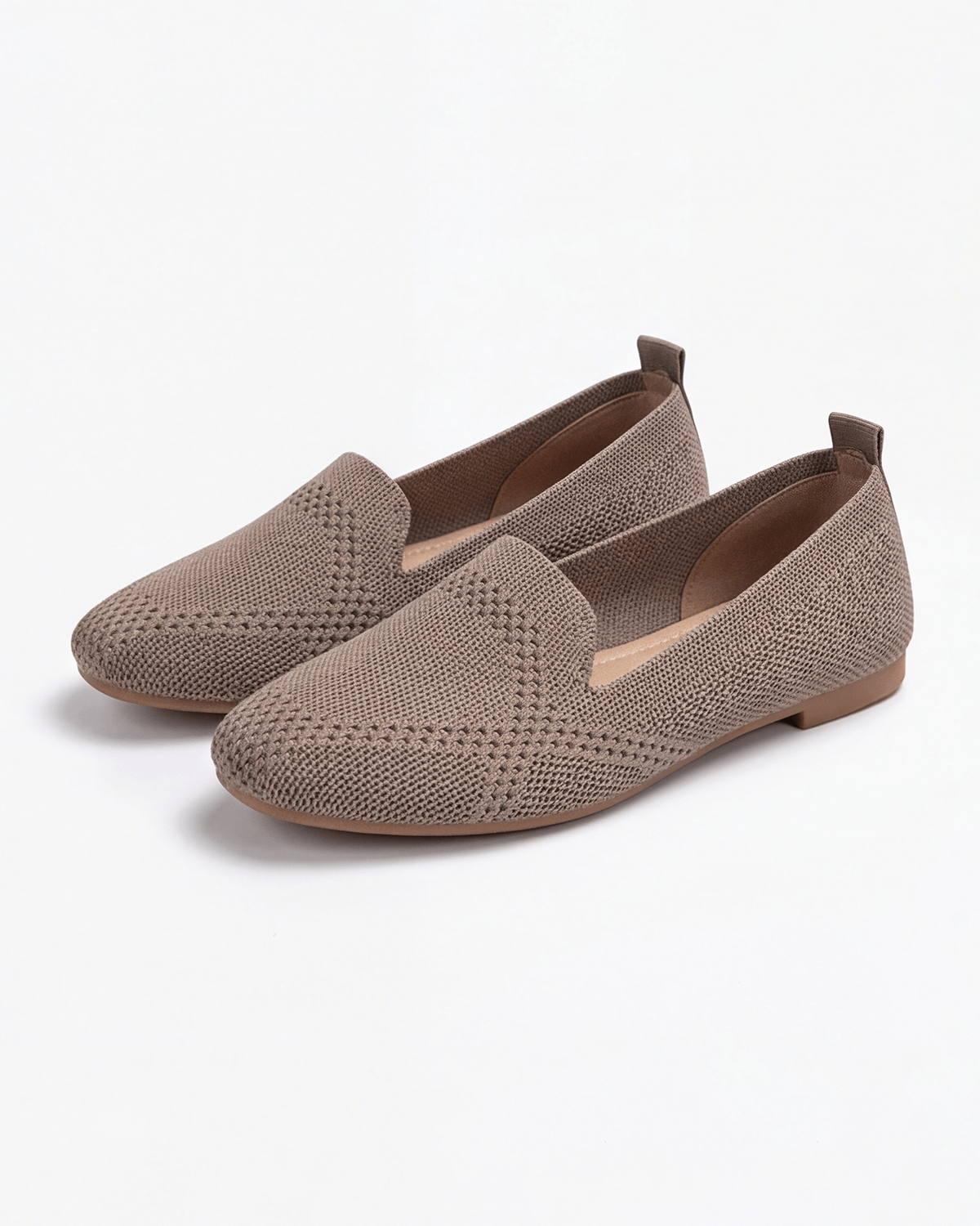 Women’s Loafer Flats – Knit Slip-On