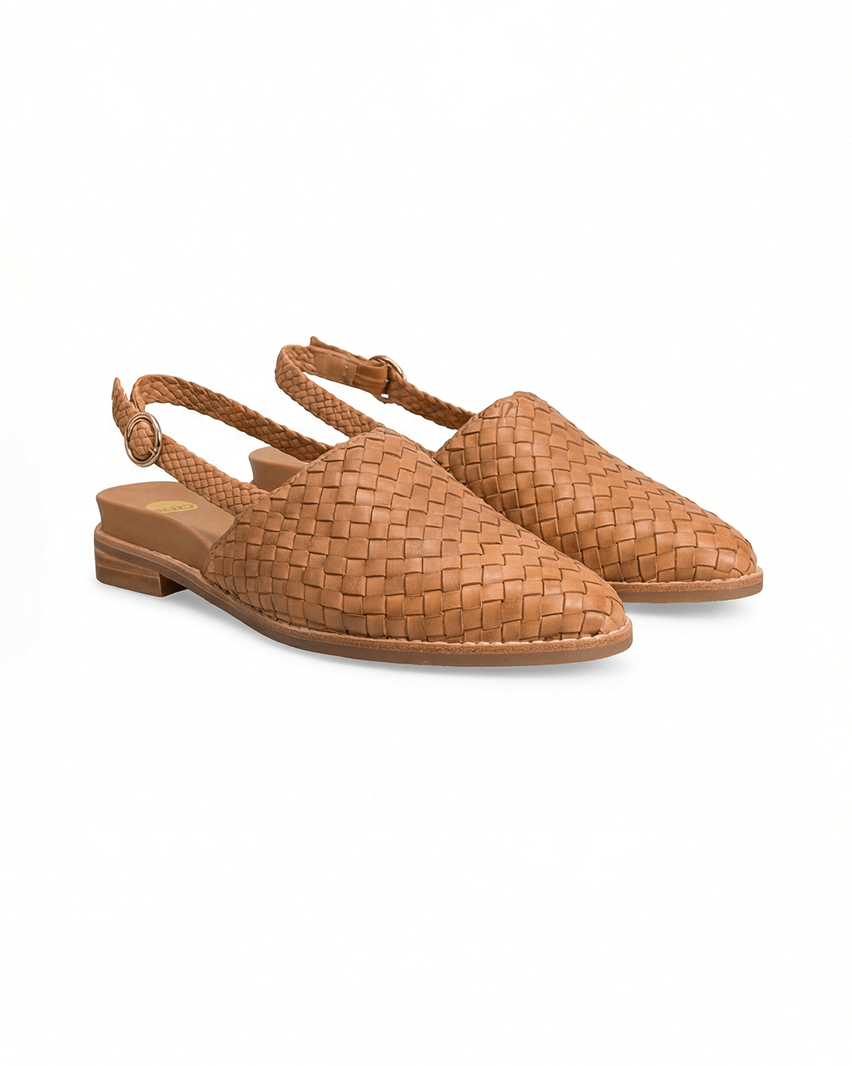 Women’s Woven Slingback Flats- Pointed Toe