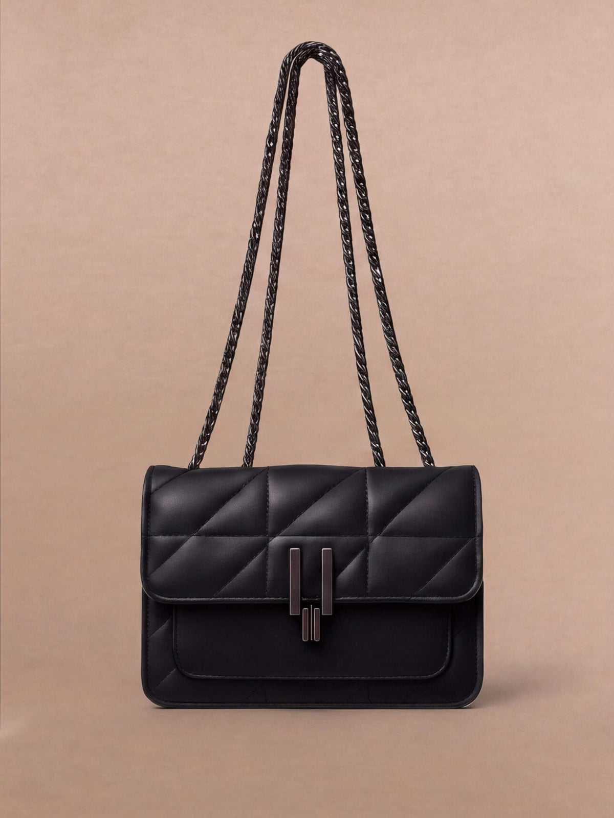 Women’s Quilted Chain Strap Shoulder Bag