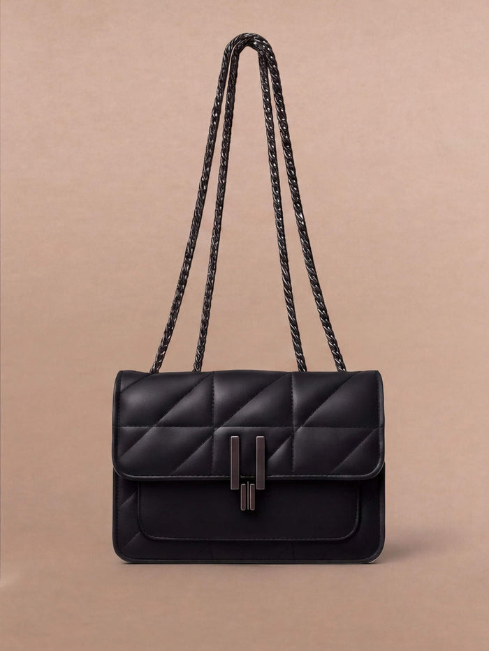 Women’s Quilted Chain Strap Shoulder Bag