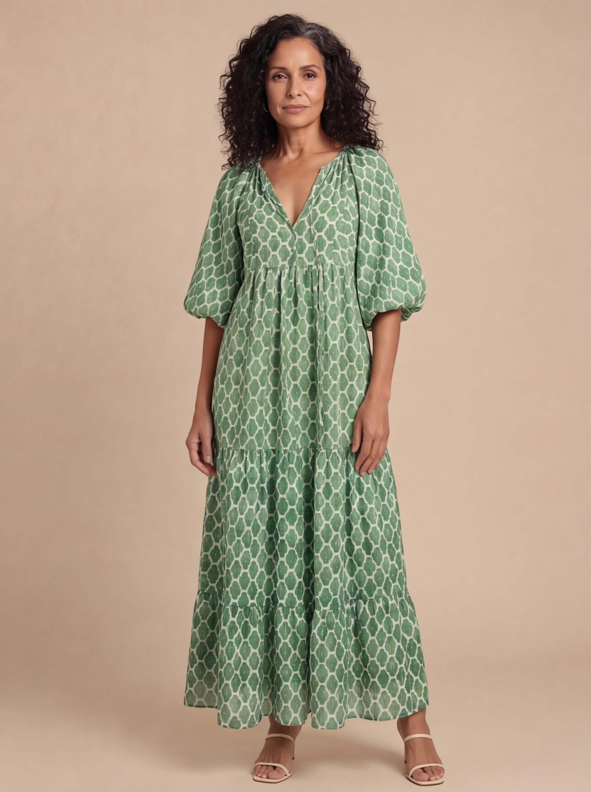 Summer Midi Dress with Relaxed Fit – Light & Breezy Style