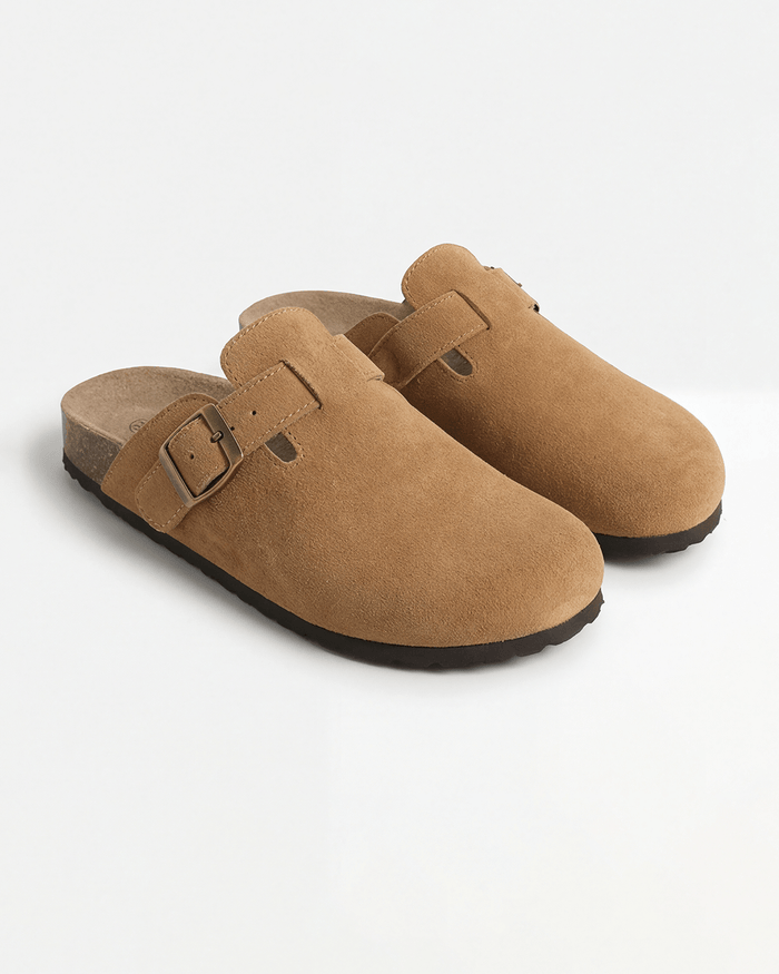 Women’s Flat Clogs- Buckle-Strap