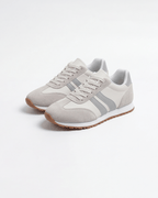 Women’s Low-Top Sneakers- Retro Stripe