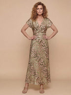Women’s Satin Maxi Evening Dress